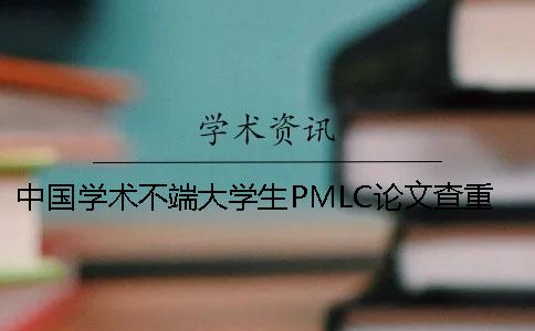 中国学术不端大学生PMLC论文查重系统